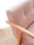 Atelier Del Sofa Nini Sallanan - Silla Alada de Terciopelo Rosa